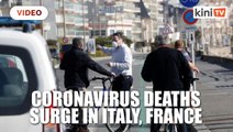 The world ‘at war’ as coronavirus deaths surge in Italy, France