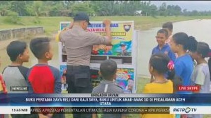 Brigadir Irvan, Sosok Peduli Literasi di Pedalaman Aceh Utara
