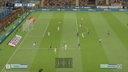Inter Milan - Brescia sur FIFA 20 : résumé et but (Serie A - 29e journée)