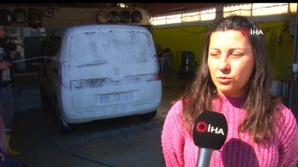 Oto yıkamacılarda 'Korona' yoğunluğu