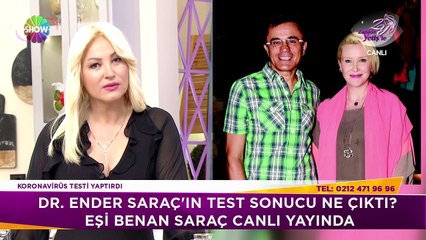 Ender Saraç, corona virüsü karantinasında