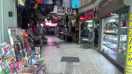 Lüleburgaz'da sokaklar  ve meydanlar boş kaldı