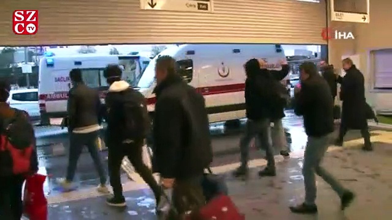 Yüksek hızlı trende Korona virüsü paniği