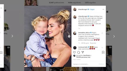 El hijo de Chiara Ferragni y Fedez cumple dos años, ¡Felicidades!