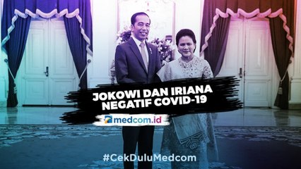 Usai Jalani Tes, Presiden Jokowi dan Ibu Iriana Dinyatakan Negatif Covid-19