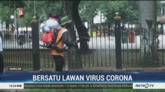 Cegah Penyebaran Covid-19, Penyemprotan Disinfektan Hingga Penutupan Perbatasan Dilakukan