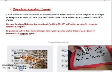 chapitre 3 : dénombrer des entités chimiques, partie 2