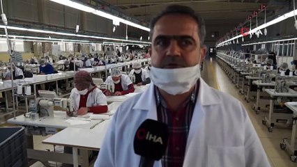 Korona virüs nedeni ile günlük 3 milyon maske üretecek