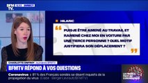 Puis-je être amené au travail et ramené chez moi en voiture par une tierce personne? BFMTV répond à vos questions