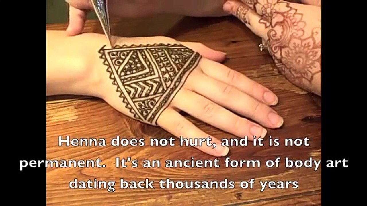 Fessi Style Henna Demonstration by Elizebeth