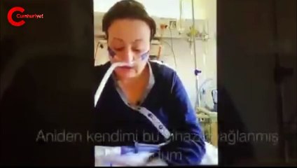 Koronavirüse yakalandı, bu video ile dünyaya seslendi