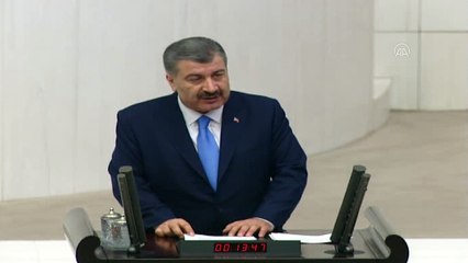 Koca: 'Virüsün hızla yayıldığı ülkelerin yaptığı hatalardan sonuç çıkardık, başarılı örnekleri model aldık' - TBMM