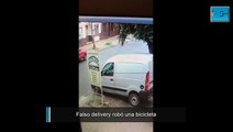 Un falso delivery le robó la bicicleta y ella hizo un desesperado pedido en las redes