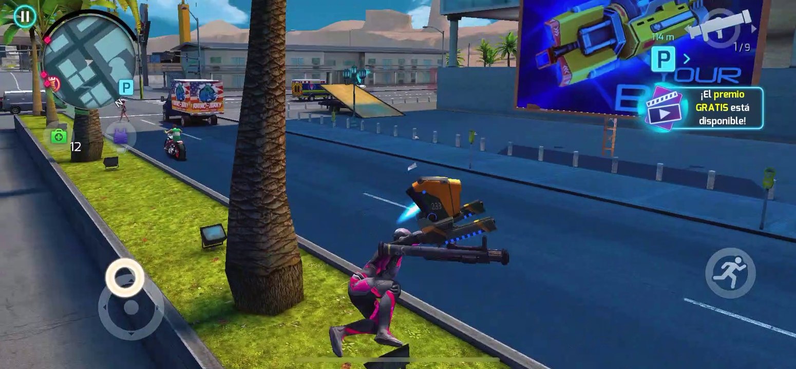 Increíbles autoS de Gangstar Vegas huida con cabeza de fantasmas digitales