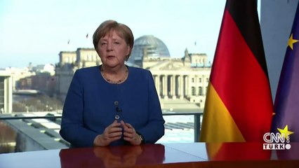 Merkel'den koronavirüs açıklaması