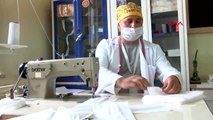 KAYSERİ Sağlıkçıların maskelerini, hastane terzileri üretiyor