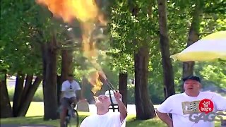 Fire Eater Cooks Hot Dog With Mouth - Funtime