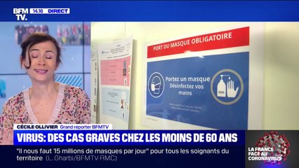 Coronavirus: il existe des cas graves aussi chez les moins de 60 ans