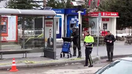 Minibüs durağında şüpheli paket paniği