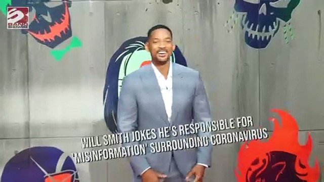 Will Smith jokes he's responsible for 'misinformation' surrounding coronavirus