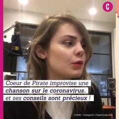 Coeur de Pirate improvise une chanson sur le Coronavirus