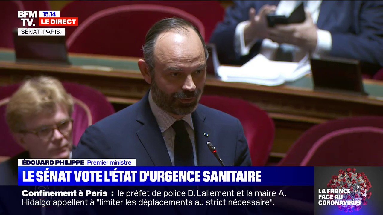 Edouard Philippe: "Cette crise sanitaire va imposer un coup d'arrêt puissant, massif, brutal à notre économie"