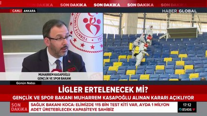 Türkiye'de ligler ertelendi!