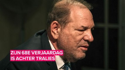 Harvey Weinsteins verjaardag achter tralies
