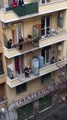 Italian People Come Out to Balconies While Quarantined and Sing National Anthem