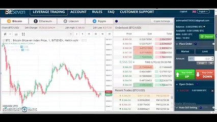 How To Use BitSeven Exchange Part 2 | How to start Bitcoin Trading in Bitseven Exchange 2 |