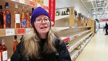 Shoppers worried about panic buying in Edinburgh Supermarket