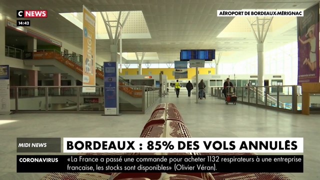 Bordeaux : 85 % des vols annulés à l'aéroport de Mérignac