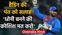 Brad Haddin’s advice to Rishabh Pant, don't try to become MS Dhoni | वनइंडिया हिंदी