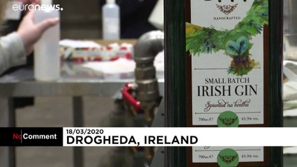 أيرلندا: مصنع للخمور يتحول إلى تصنيع مواد التعقيم بسبب كورونا