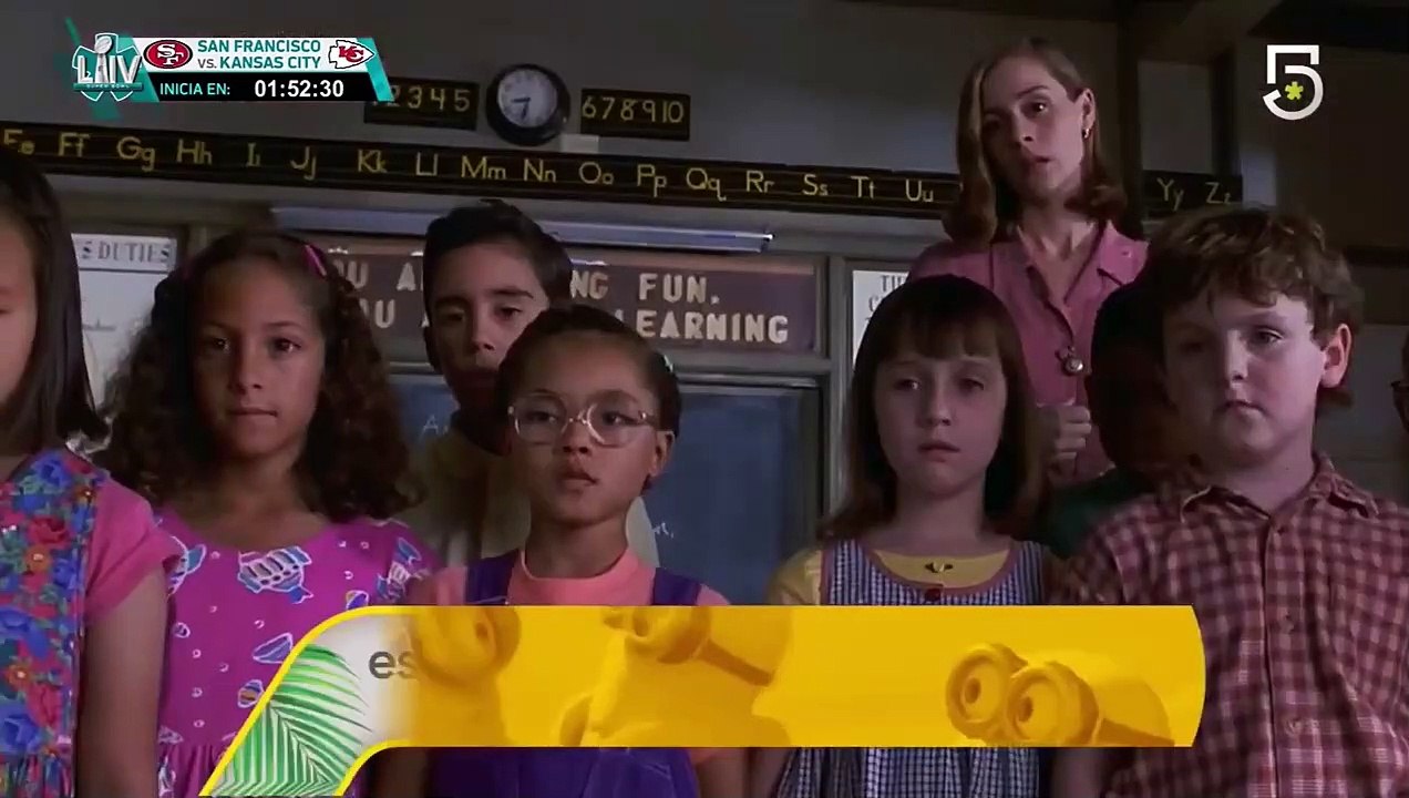 minions este domingo 3:45pm México 2018