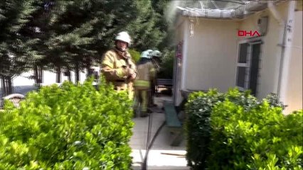 SİLİVRİ'DE PREFABRİK EVDE YANGIN