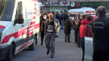 BAYRAMPAŞA'DA İŞ YERİ YANGINI 1 İTFAİYE ERİ HAYATINI KAYBETTİ