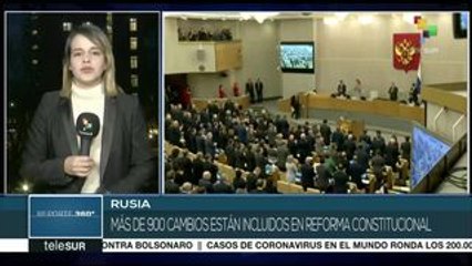 Rusia convoca plebiscito sobre enmiendas a la Constitución