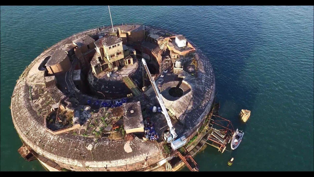 Solent Forts - Video by Voladrone
