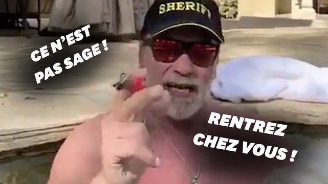 Face au coronavirus, Schwarzenegger exhorte les Américains à se confiner