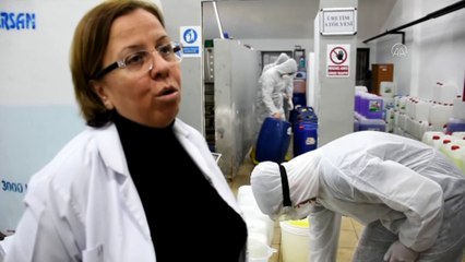 Tekirdağ'da lise öğrencileri 'dezenfektan' mesaisinde - TEKİRDAĞ