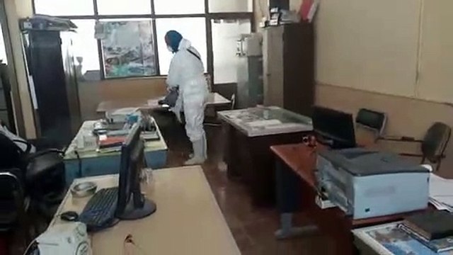 تعقيم وتطهير ديوان عام محافظة شمال سيناء لمواجهة كورونا