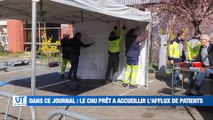 À la une : Point Coronavirus / Des tentes au CHU de Saint-Etienne / Don du sang / Marchés maintenus dans la Loire / Taux d'abandon des animaux en hausse / Du sport à la maison