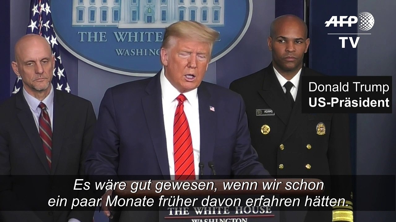 Trump attackiert wegen Coronavirus erneut China