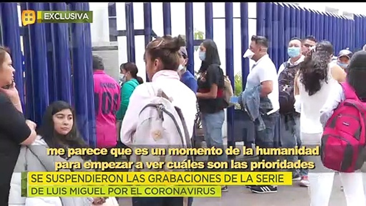 Las grabaciones de la serie de "Luis Miguel" se suspenden por Covid-19. Ventaneando