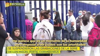 Las grabaciones de la serie de "Luis Miguel" se suspenden por Covid-19. Ventaneando