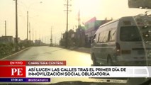 Primera Edición: Calles de Lima en el cuarto día de aislamiento social