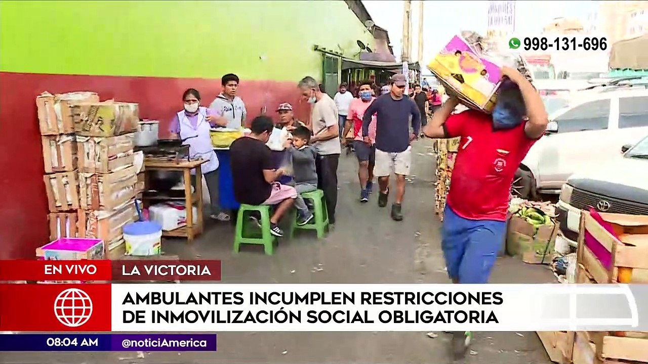 Primera Edición: Ambulantes incumplen restricciones de inmovilización social obligatoria