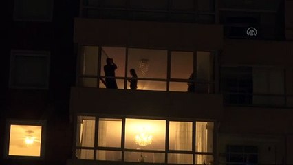 Başkentte sağlık çalışanlarına alkışlı destek(2)