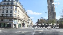 باريس شبه فارغة بعد الحجر الصحي
